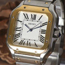 Seiko Mod Santos Two Tone Close Side Photo