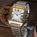 Seiko Mod Santos Two Tone Side Photo