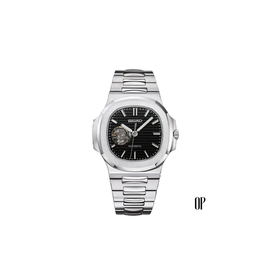 seiko-mod-nautilus-black-open-movement