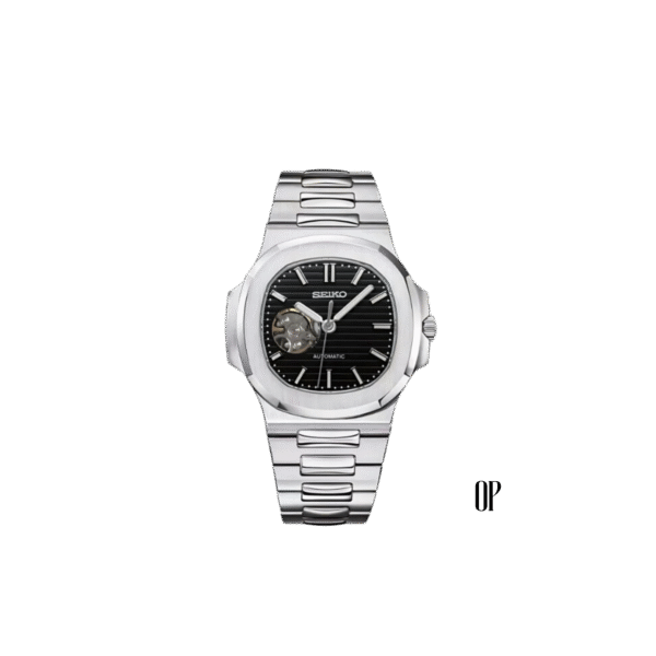 seiko-mod-nautilus-black-open-movement