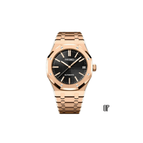 seiko-mod-royal-oak-rose-gold-black