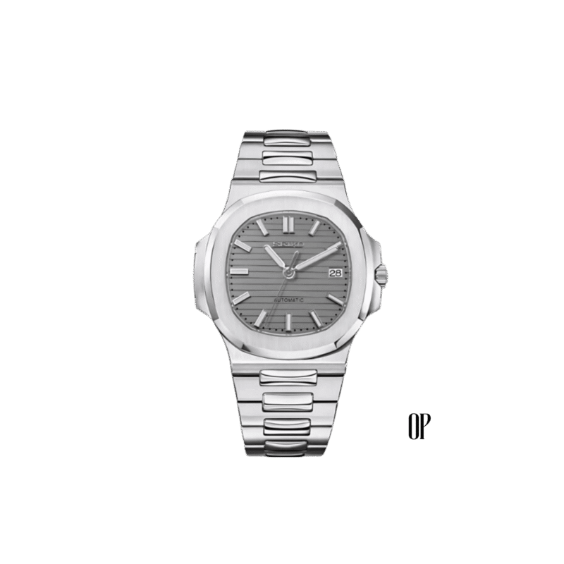 Seiko Mod Nautilus Grey