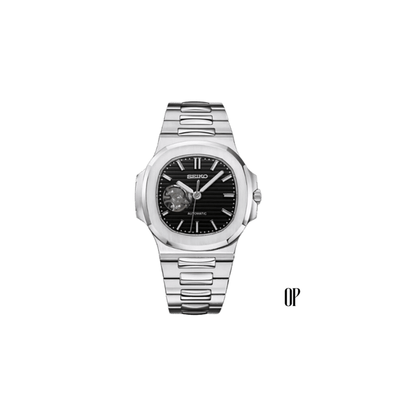 Seiko Nautilus Silver/Black OM Watch
