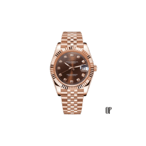 Seiko Mod Datejust Rose Gold Crystal Champagne