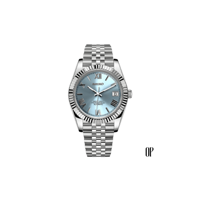 Seiko Mod Datejust Tiffany Roman