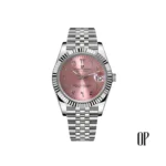 Seiko Mod Datejust Arabic Pink