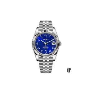 Seiko Mod Datejust Arabic Blue
