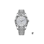 Seiko Mod Datejust Arabic White