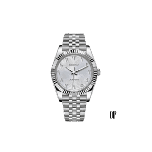 Seiko Mod Datejust Arabic White