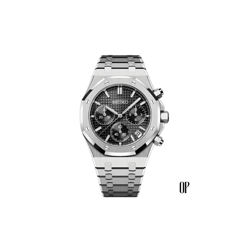 seiko-royal-oak-chronograph-black