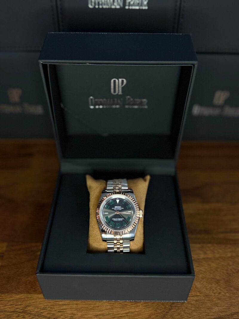 Seiko Mod Datejust Wimbledon Two Tone - Imagen 2