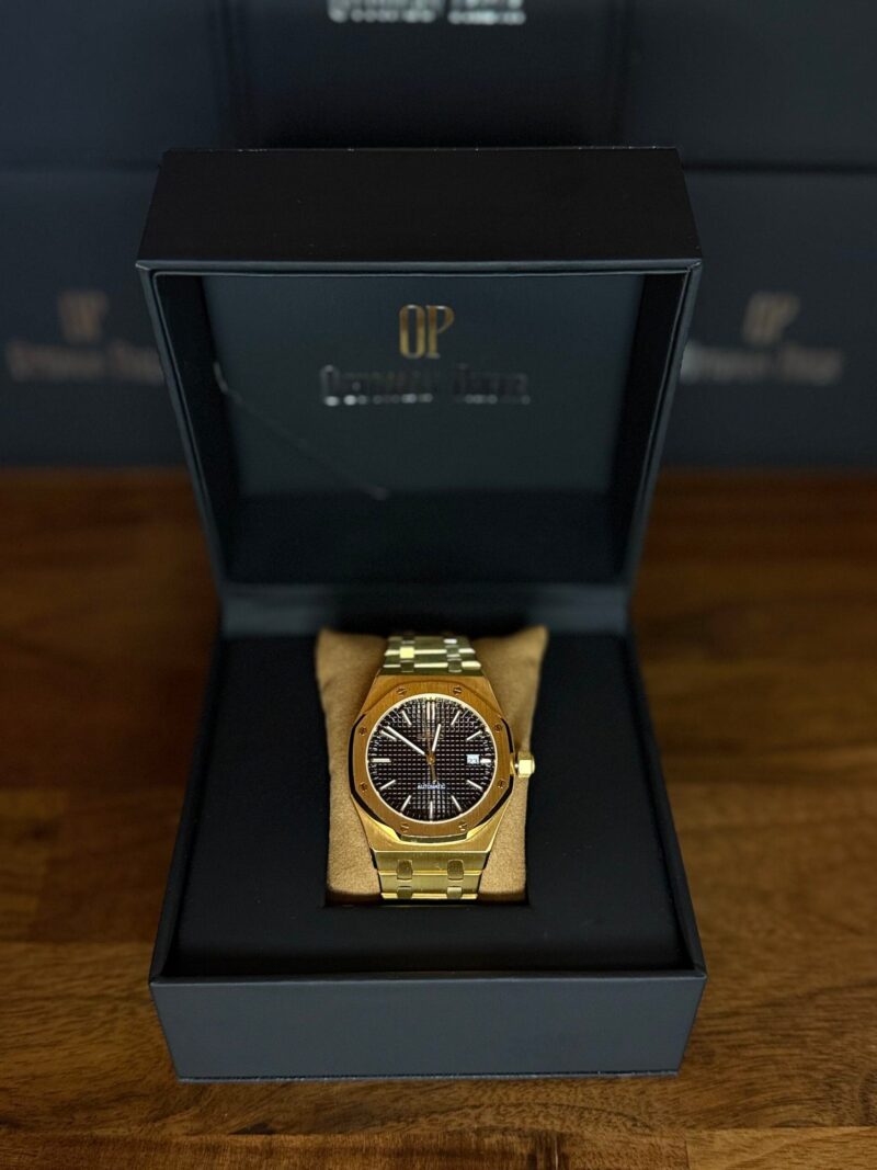 Seiko Mod Royal Oak Gold - Imagen 2