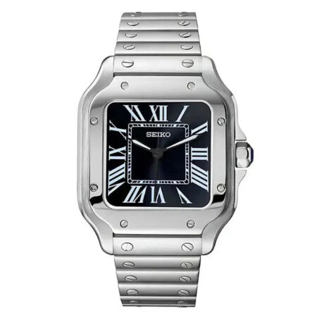 Seiko Mod Santos Classique Noir