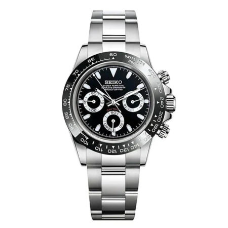 Seiko Mod Daytona Black Panda Ottoman Prieur